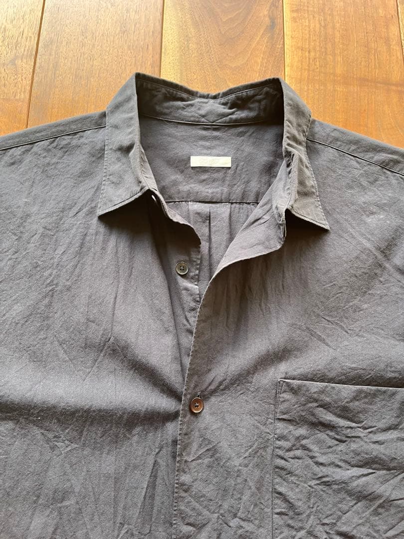 COMOLI 旧型 コモリシャツ ネイビー 3