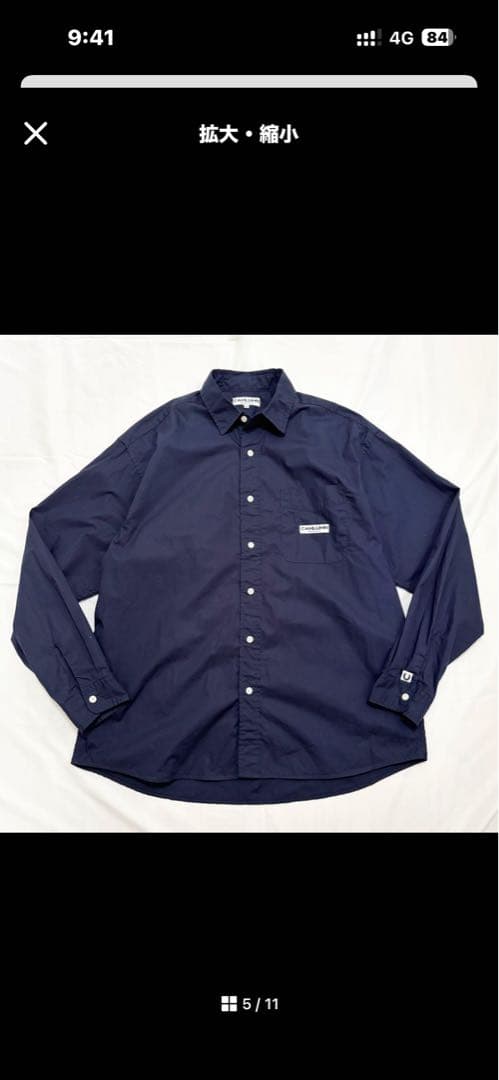トップス CAHLUMN magazine pocket broad shirt M