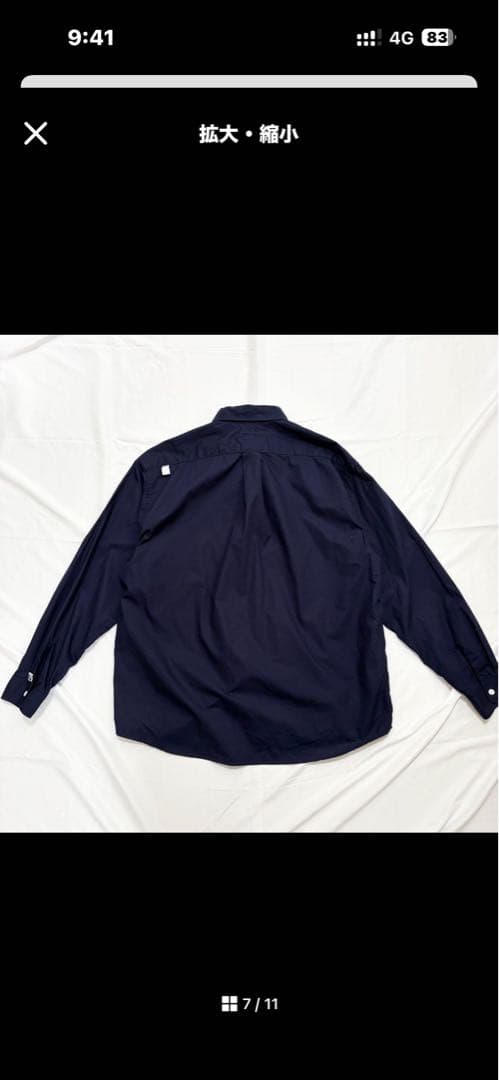トップス CAHLUMN magazine pocket broad shirt M