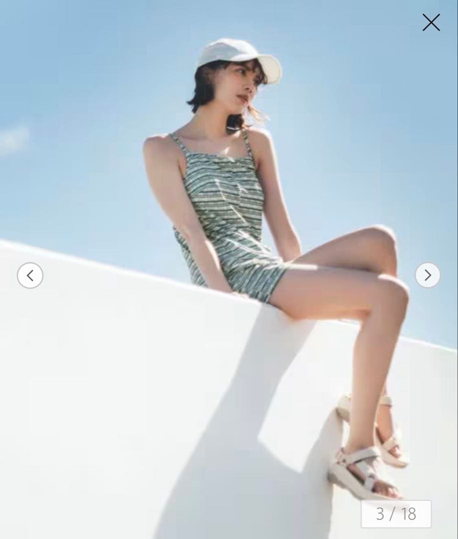 green label relaxing 水着　ワンピース