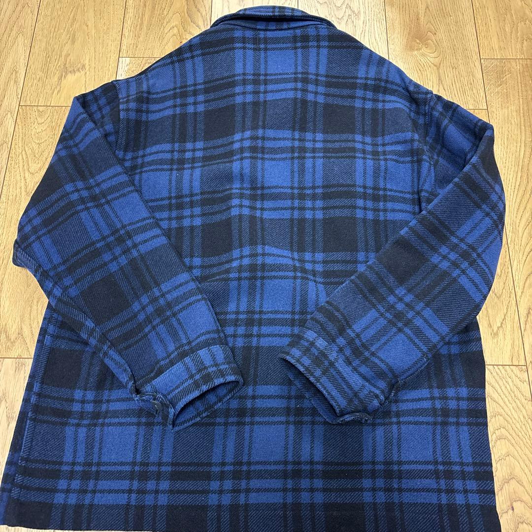ペンドルトン　ウールジャケット　青黒