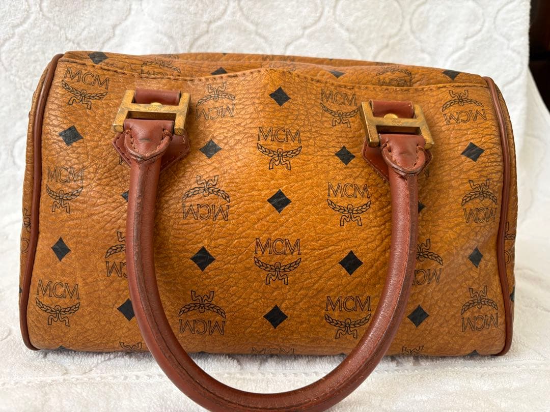 MCM オールドロゴ ヴィンテージ ボストンバッグ