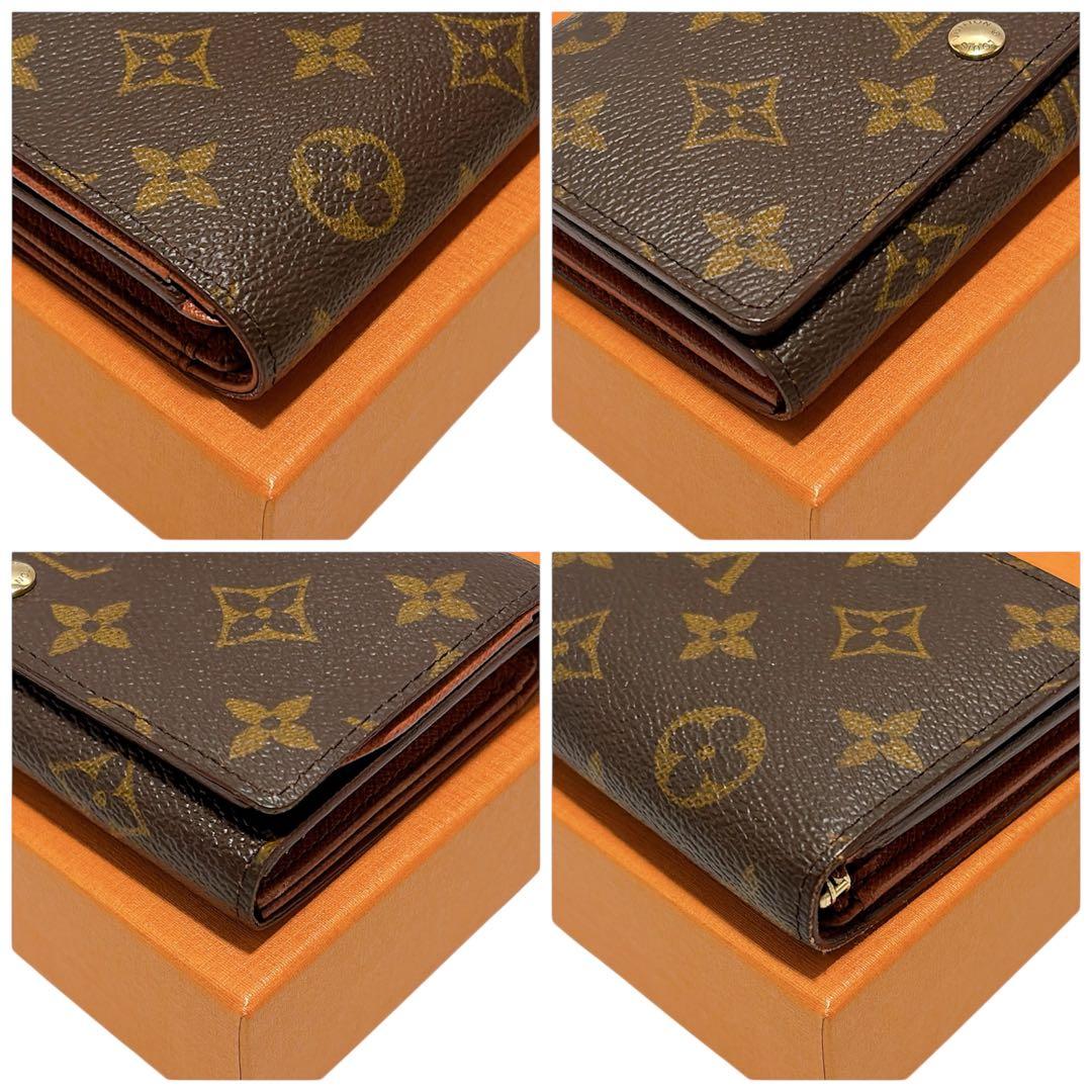 ルイヴィトン　モノグラム　トレゾール　二つ折り財布