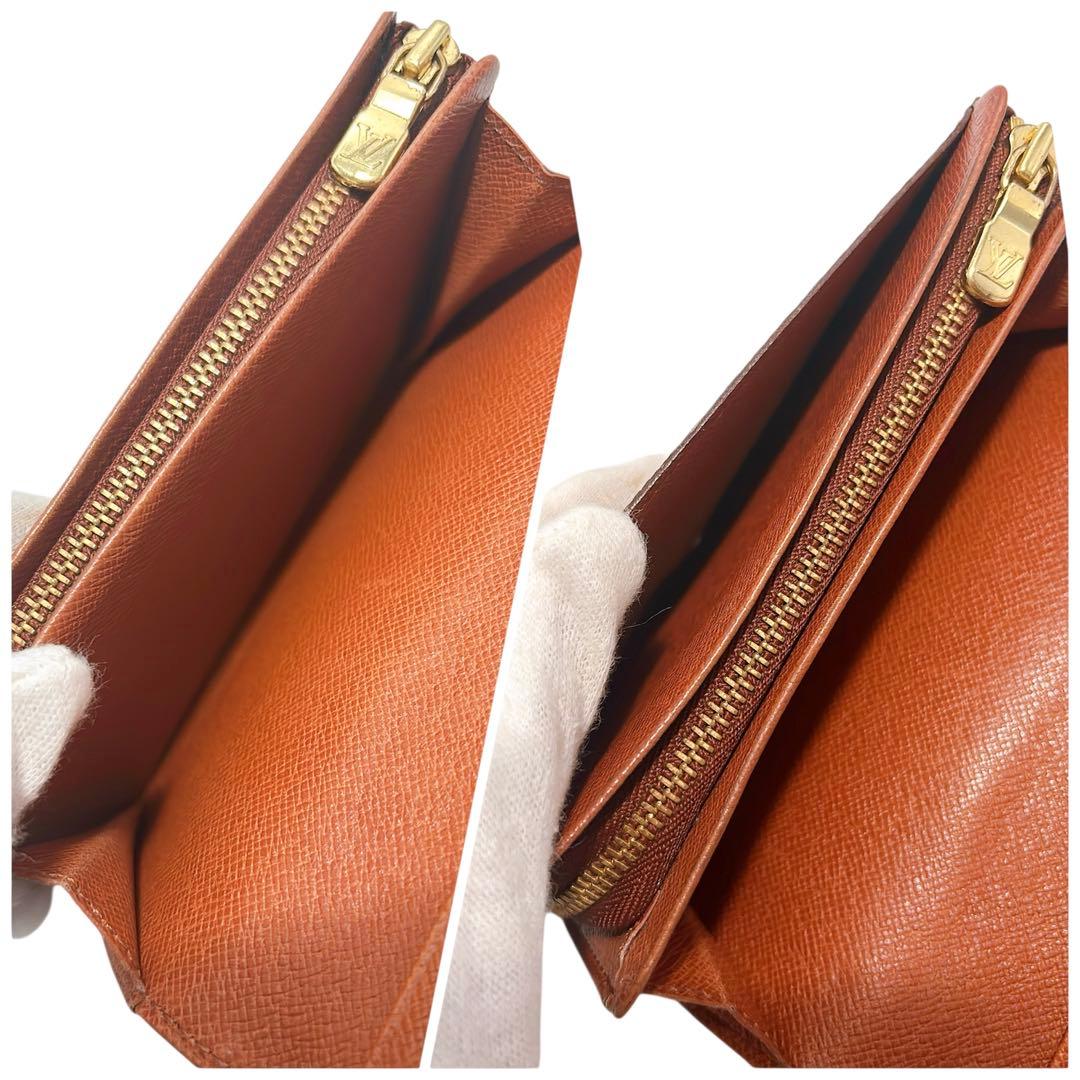 ルイヴィトン　モノグラム　トレゾール　二つ折り財布