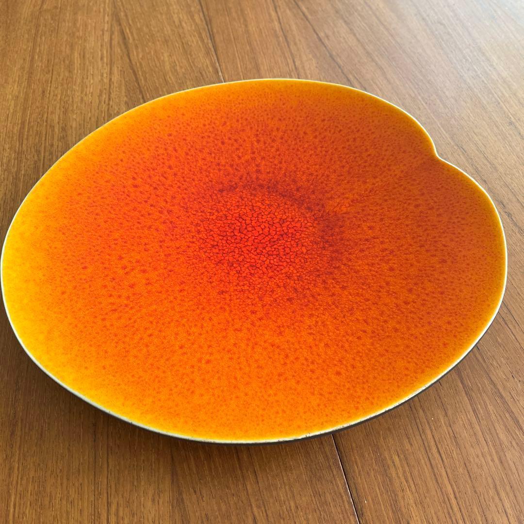 【大皿6枚】Jars Nenuphar プレゼンテーションプレートオレンジ