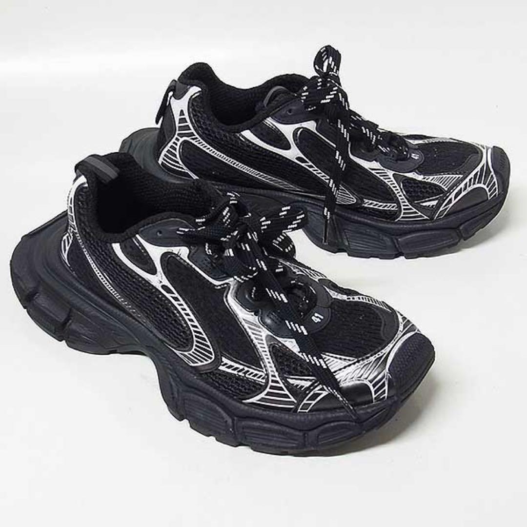 【BALENCIAGA】3XL ダットスニーカー サイズ41 ブラック