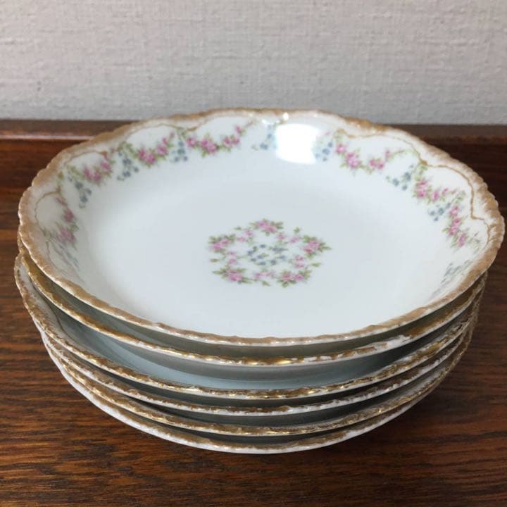 フランス☆アンティーク☆リモージュ アビランド サラダボウル6枚