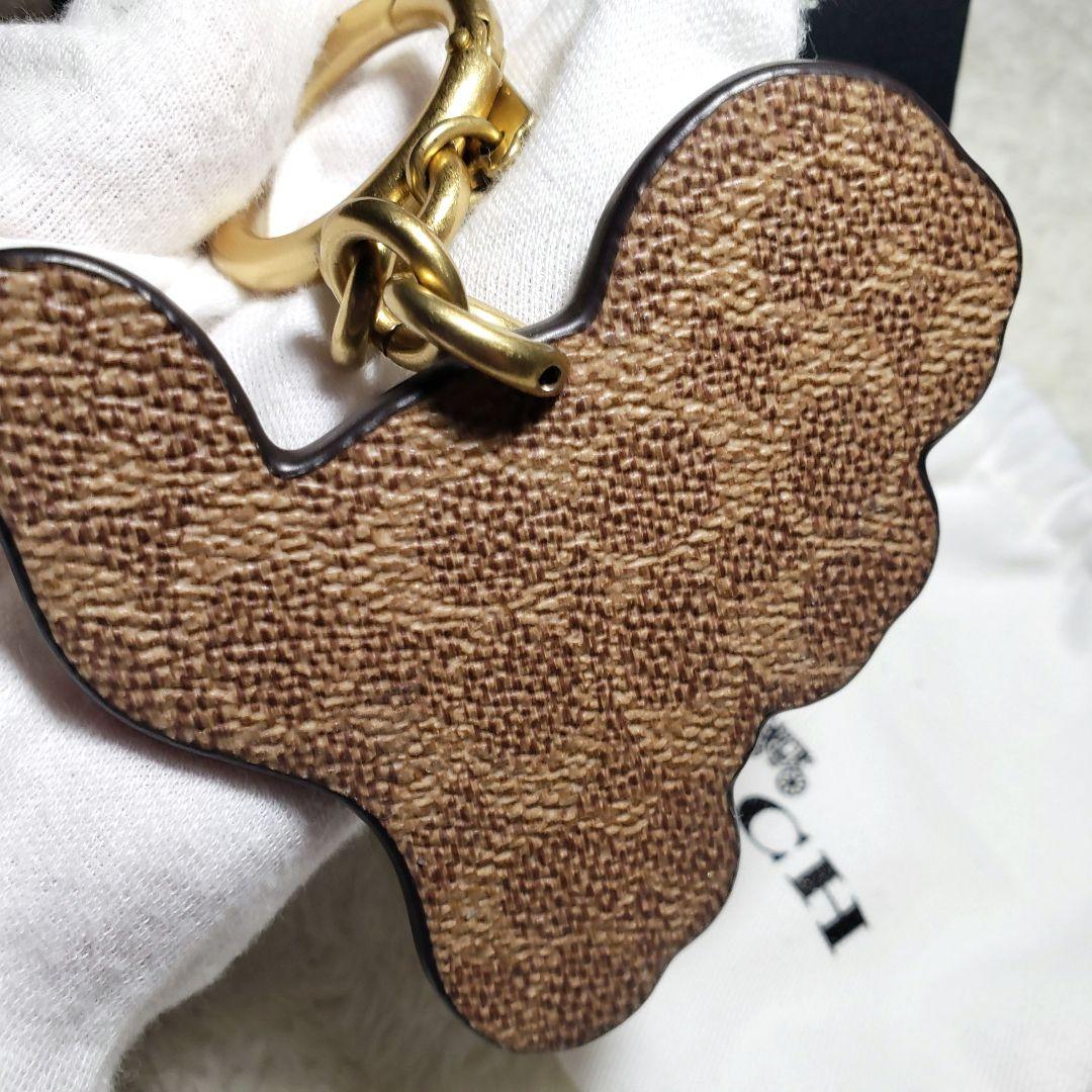 コーチ COACHシグネチャー レキシー キーホルダー キーリング 極美品