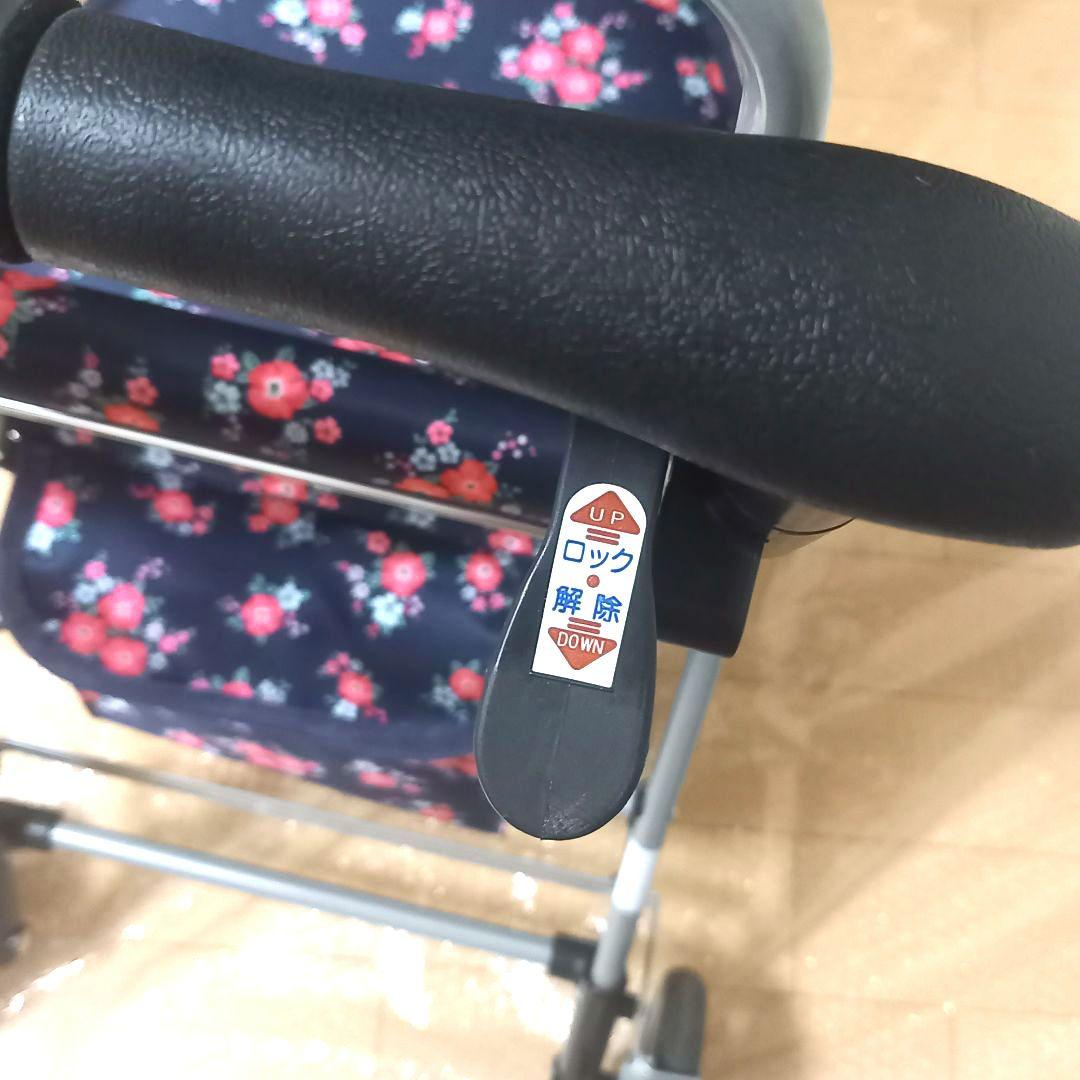 使用少なめ美品・保証書あり★シルバーカー★島製作所 リズムRWC 花柄