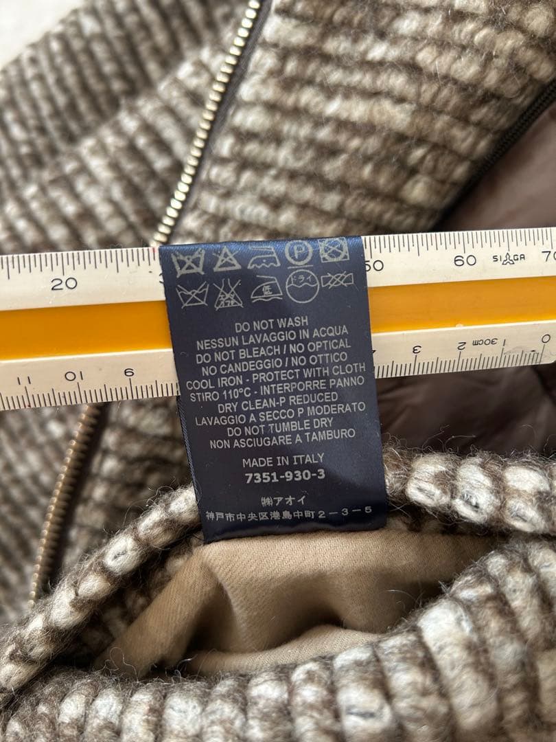 【zhangyuqing3919】HERNO　ツイードジャケットコート