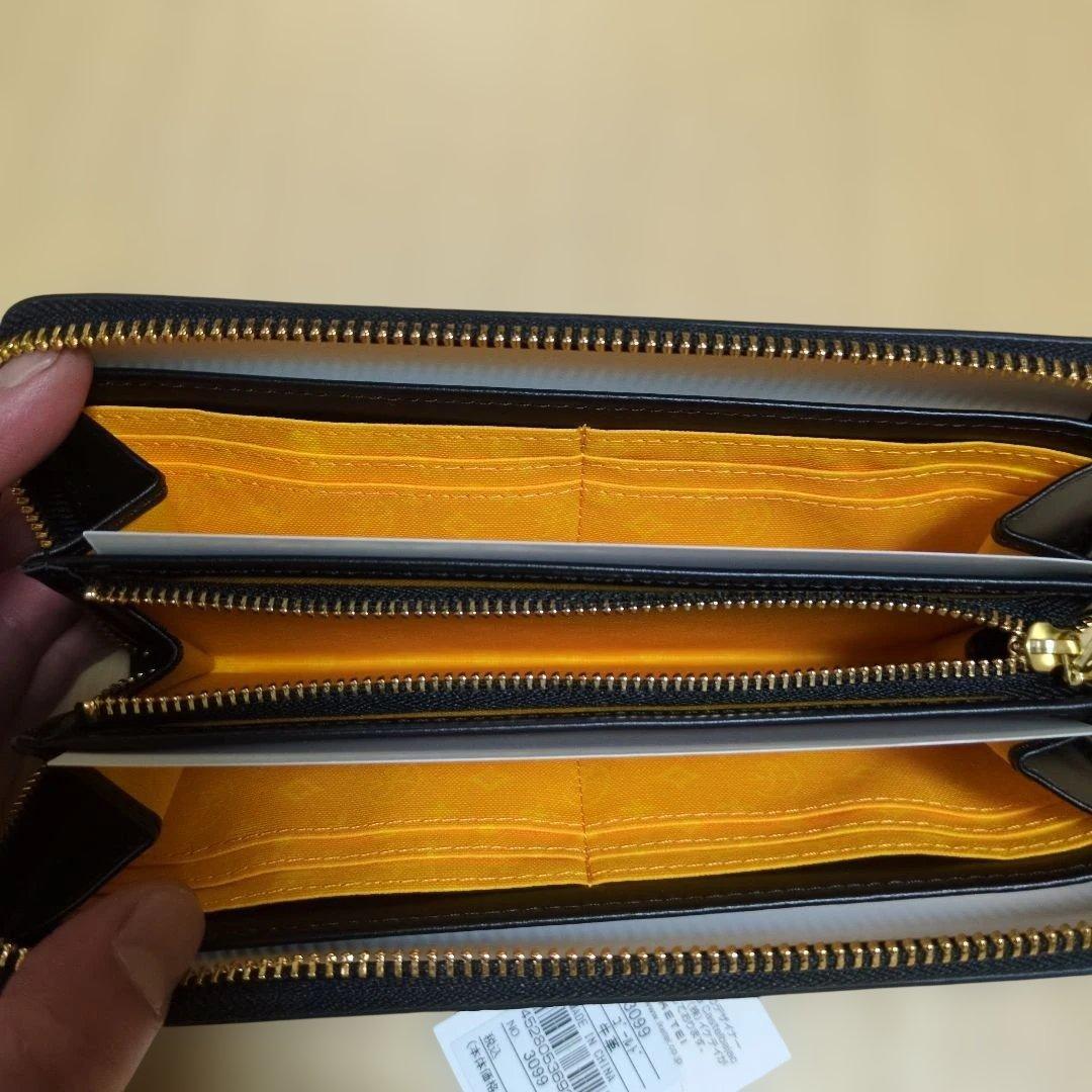 ★新品未使用★カステルバジャック コメット 長財布 ブラック×ゴールド