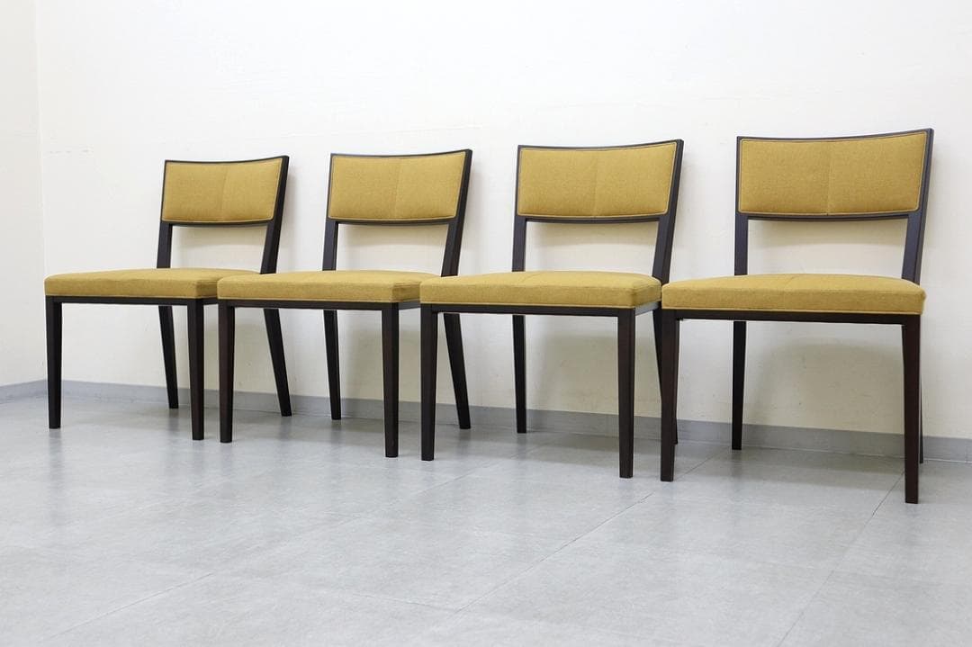 B④4脚セット 美品 TIME&STYLE ダイニングチェア 椅子 旭川家具