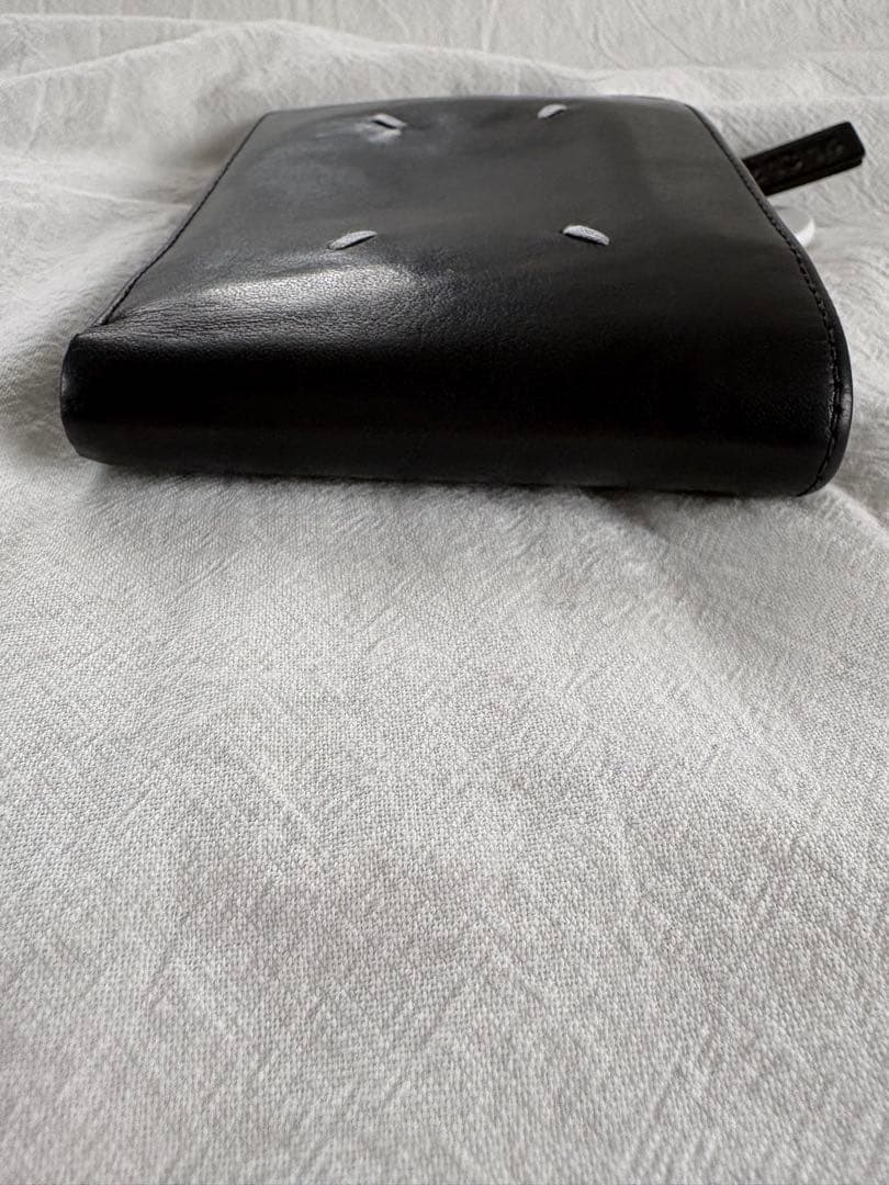 MaisonMargiela 4ステッチ 二つ折り財布 希少廃番モデル ブラック