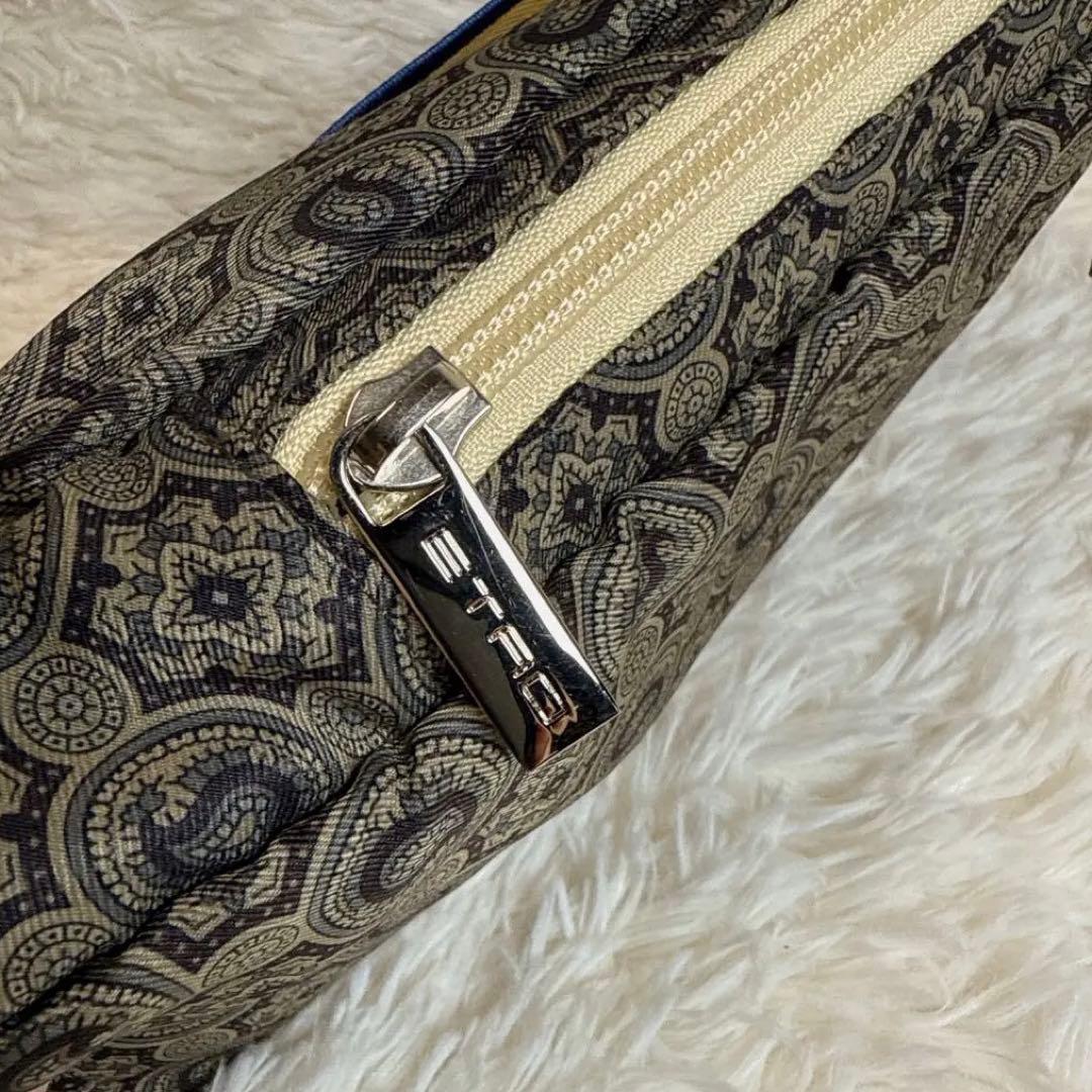 ポン子 様 ETRO エトロ ペイズリー柄 ボディバッグ ショルダー グレー系.