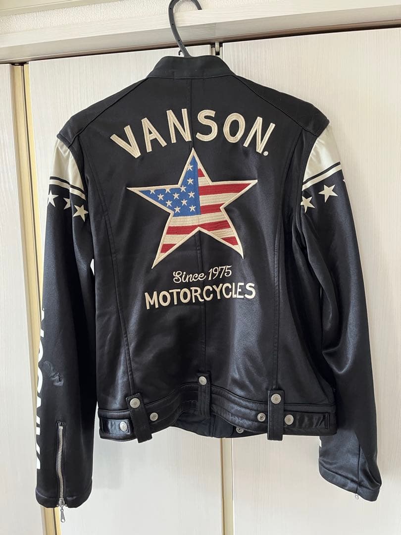 バンソンVANSON ABV-702 ボンディング シングルライダースジャケット