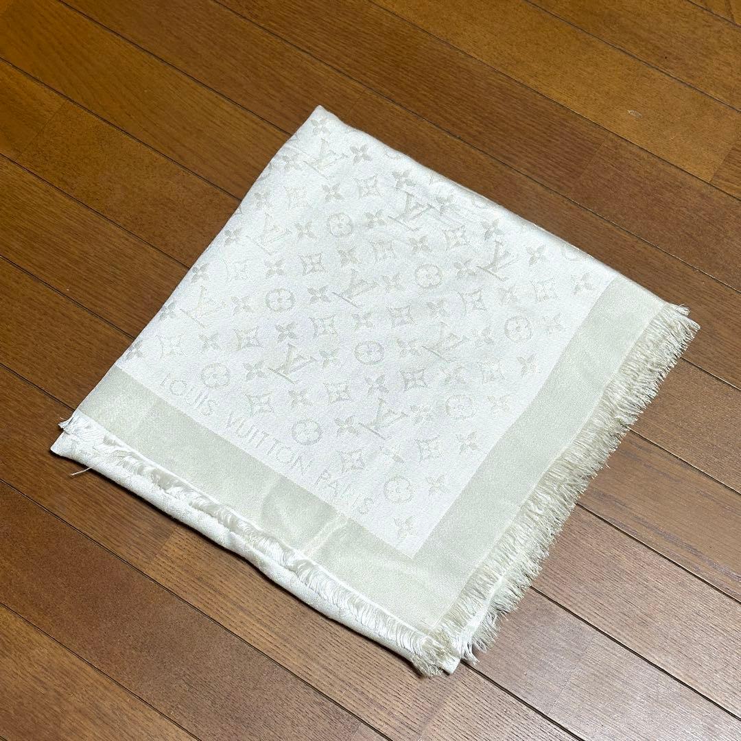 LOUIS VUITTON モノグラム シャイン 大判スカーフ ストール