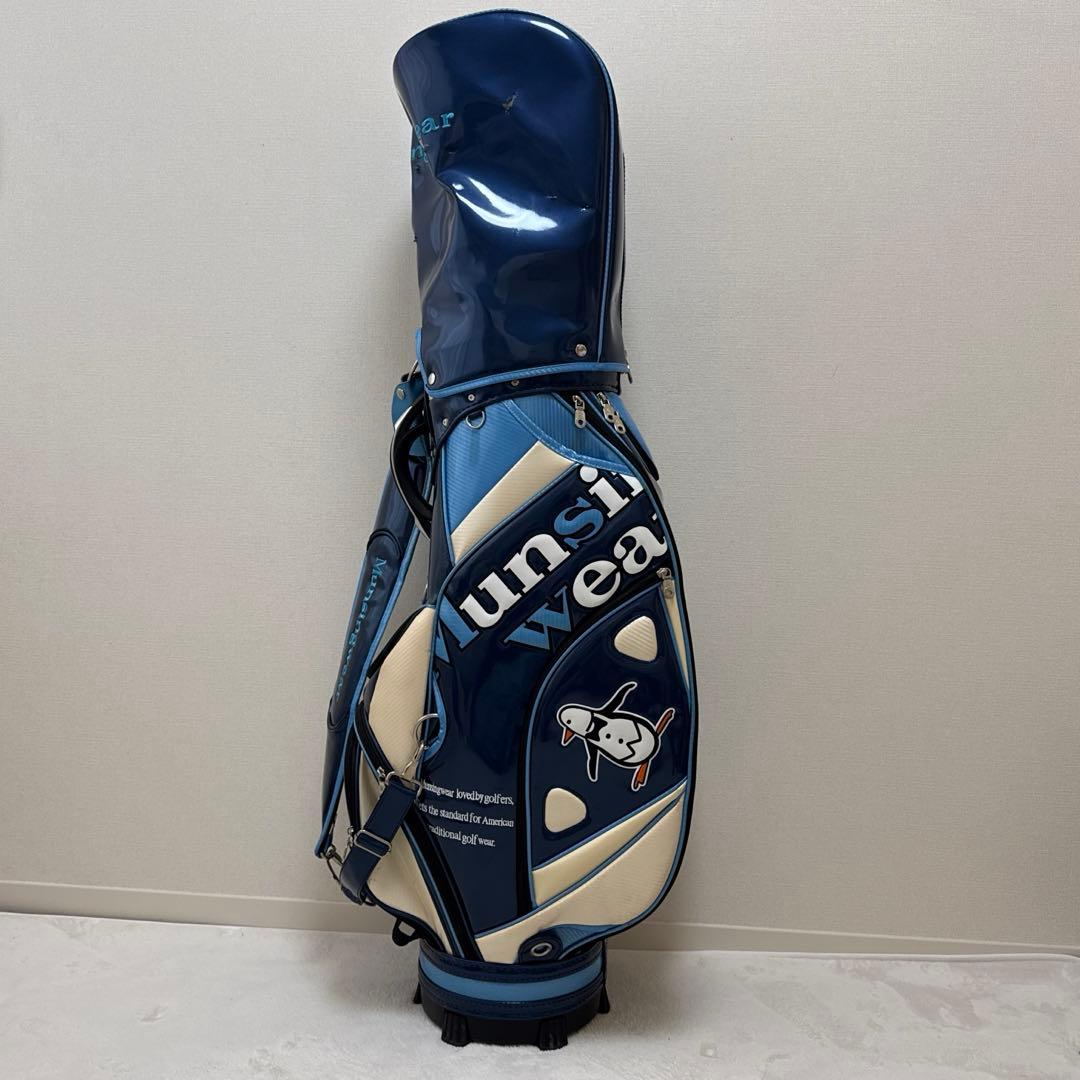 Munsingwear ゴルフキャディバッグ ネイビー