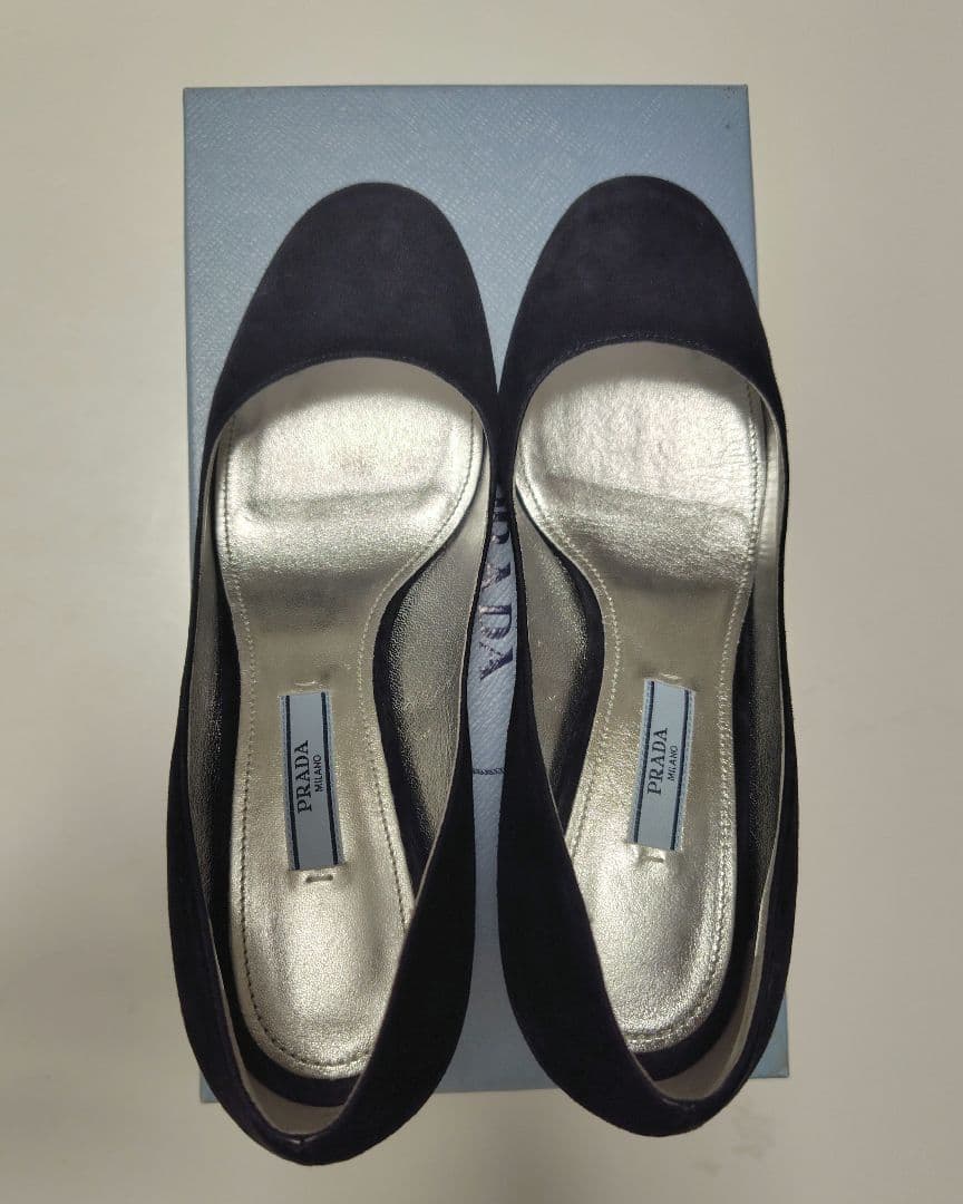 プラダ パンプス ビジュー 37.5 美品