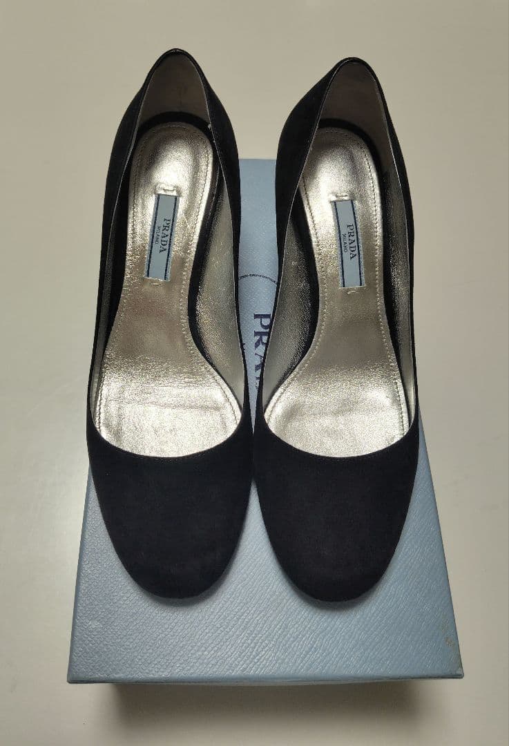 プラダ パンプス ビジュー 37.5 美品