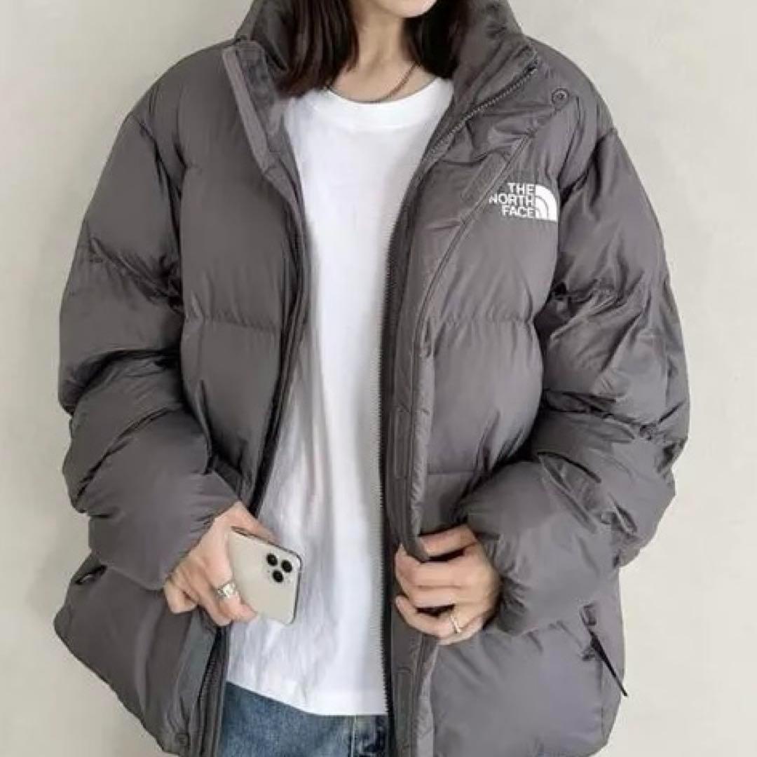 新品　ノースフェイス　ダウン XL ダウンジャケット 日本未発売　2XL グレー