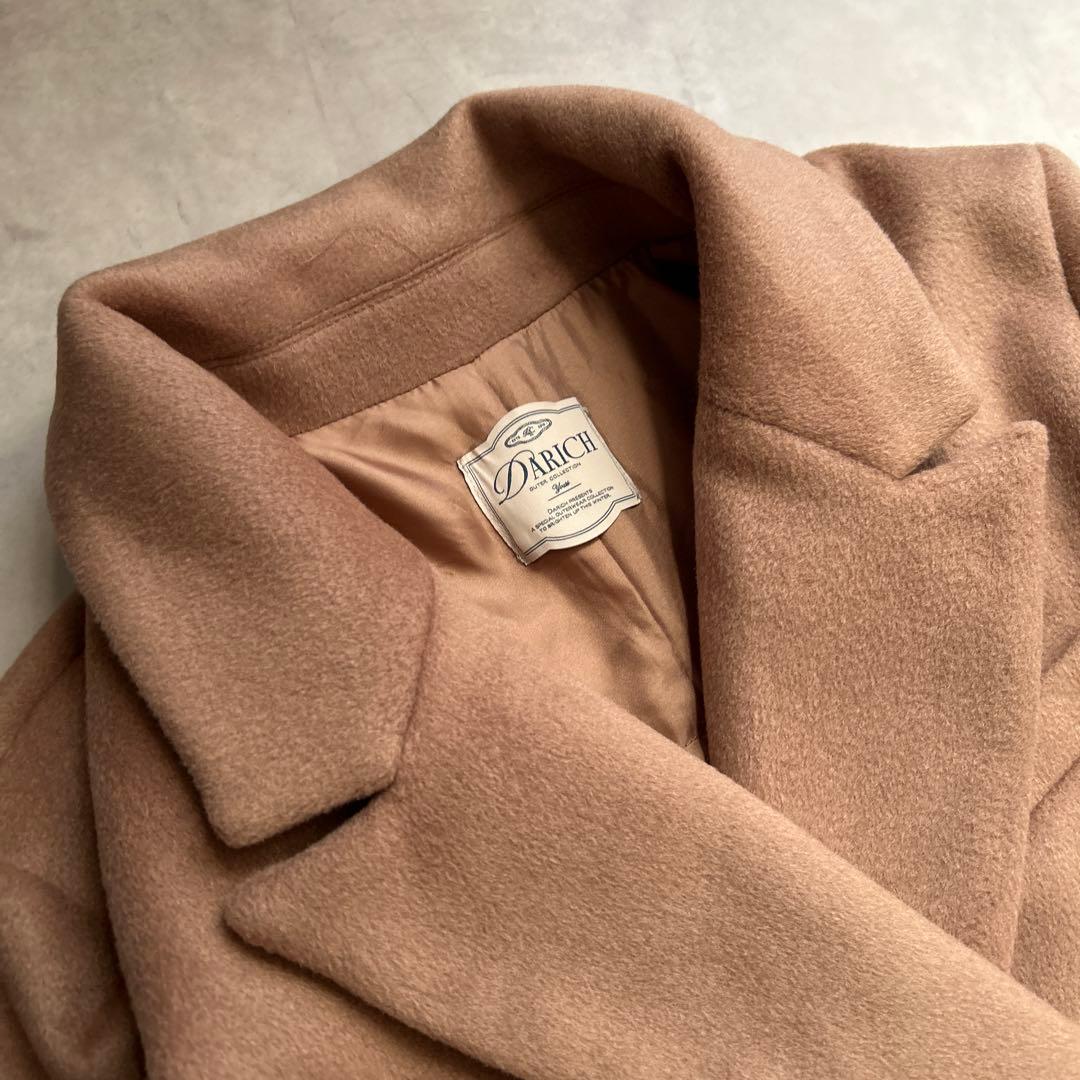 完売品　Darichダーリッチ　ダブルロングチェスターコート　キャメル