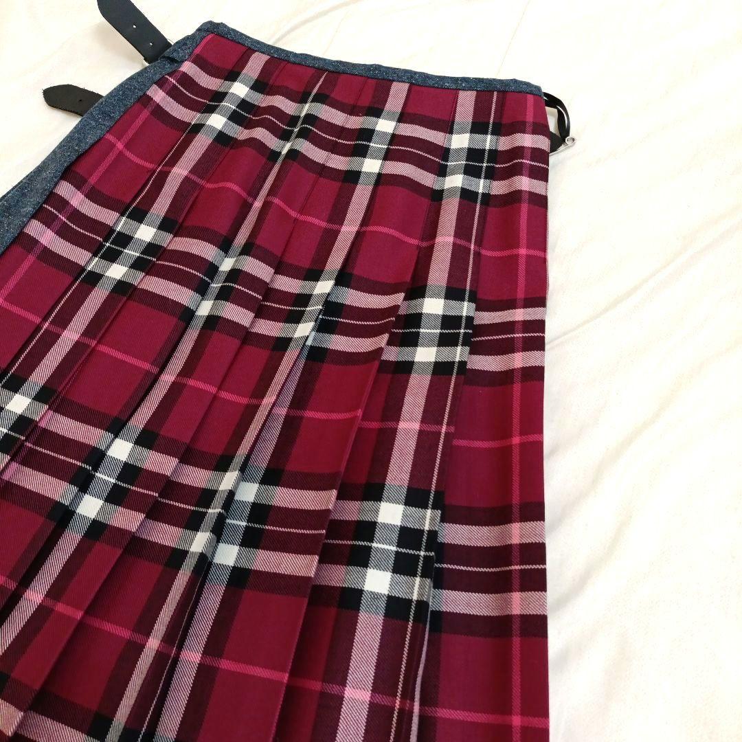 【未使用】O'NEILL OF DUBLIN ラップスカート　バッグプリーツ膝下