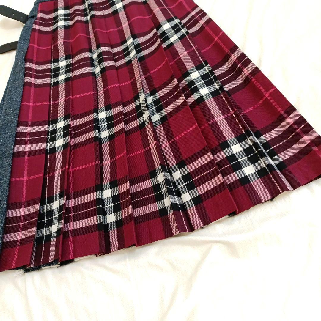 【未使用】O'NEILL OF DUBLIN ラップスカート　バッグプリーツ膝下