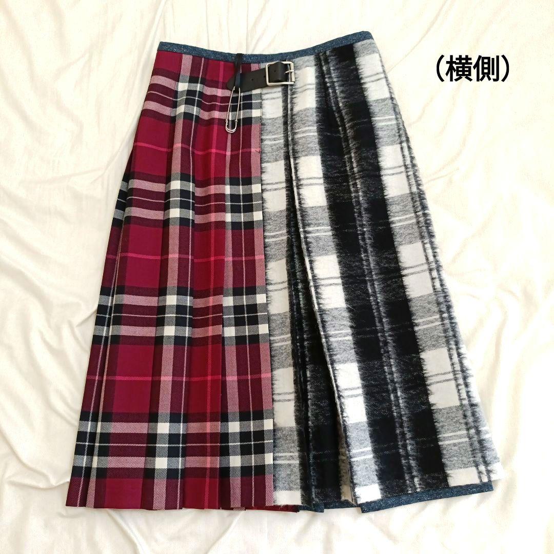 【未使用】O'NEILL OF DUBLIN ラップスカート　バッグプリーツ膝下