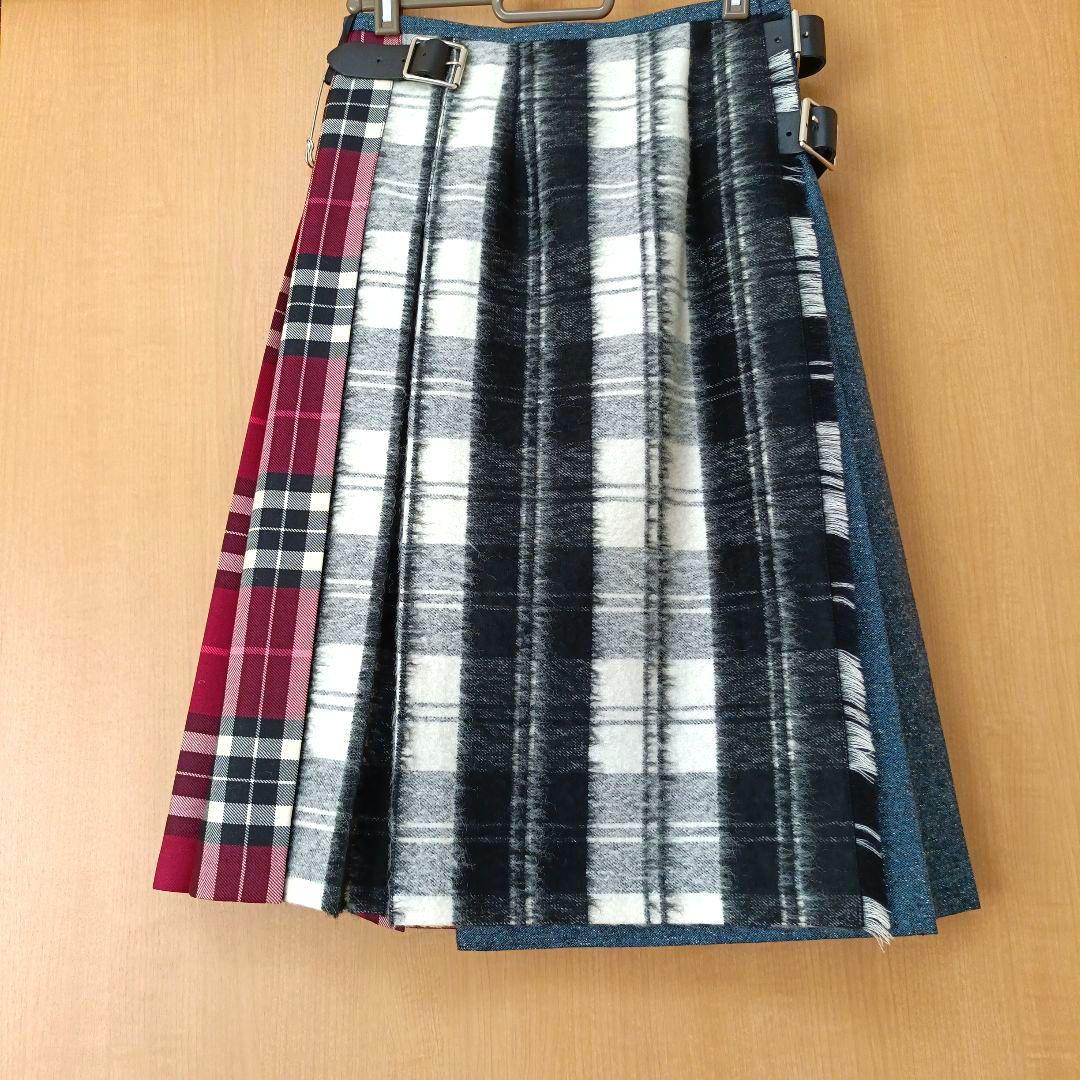 【未使用】O'NEILL OF DUBLIN ラップスカート　バッグプリーツ膝下