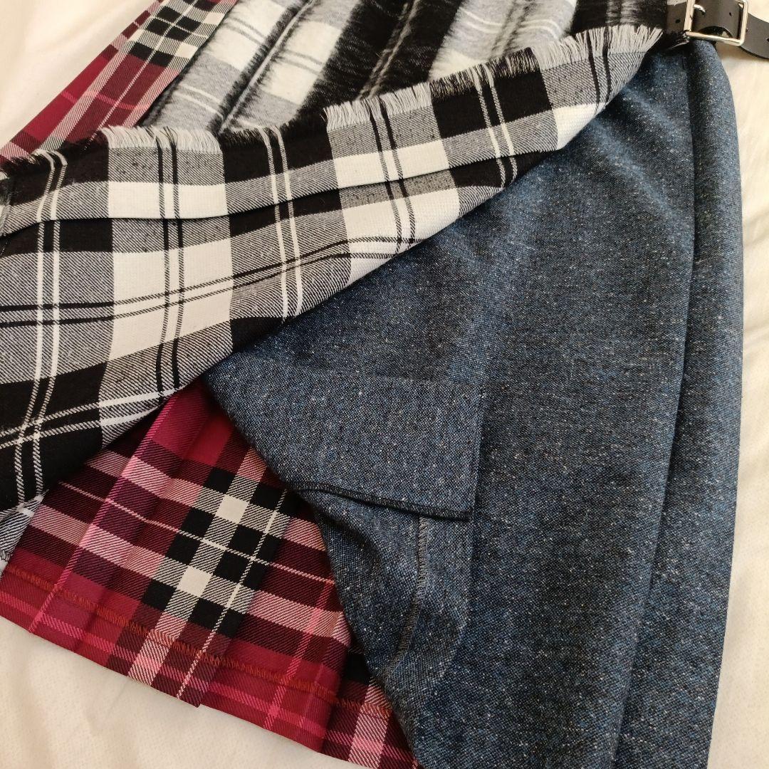 【未使用】O'NEILL OF DUBLIN ラップスカート　バッグプリーツ膝下