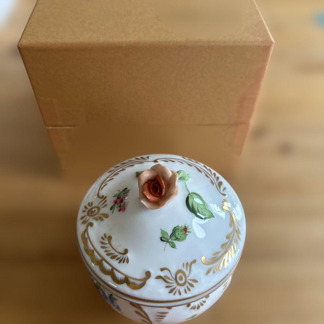 ヘレンドシュガーポット（脚付）