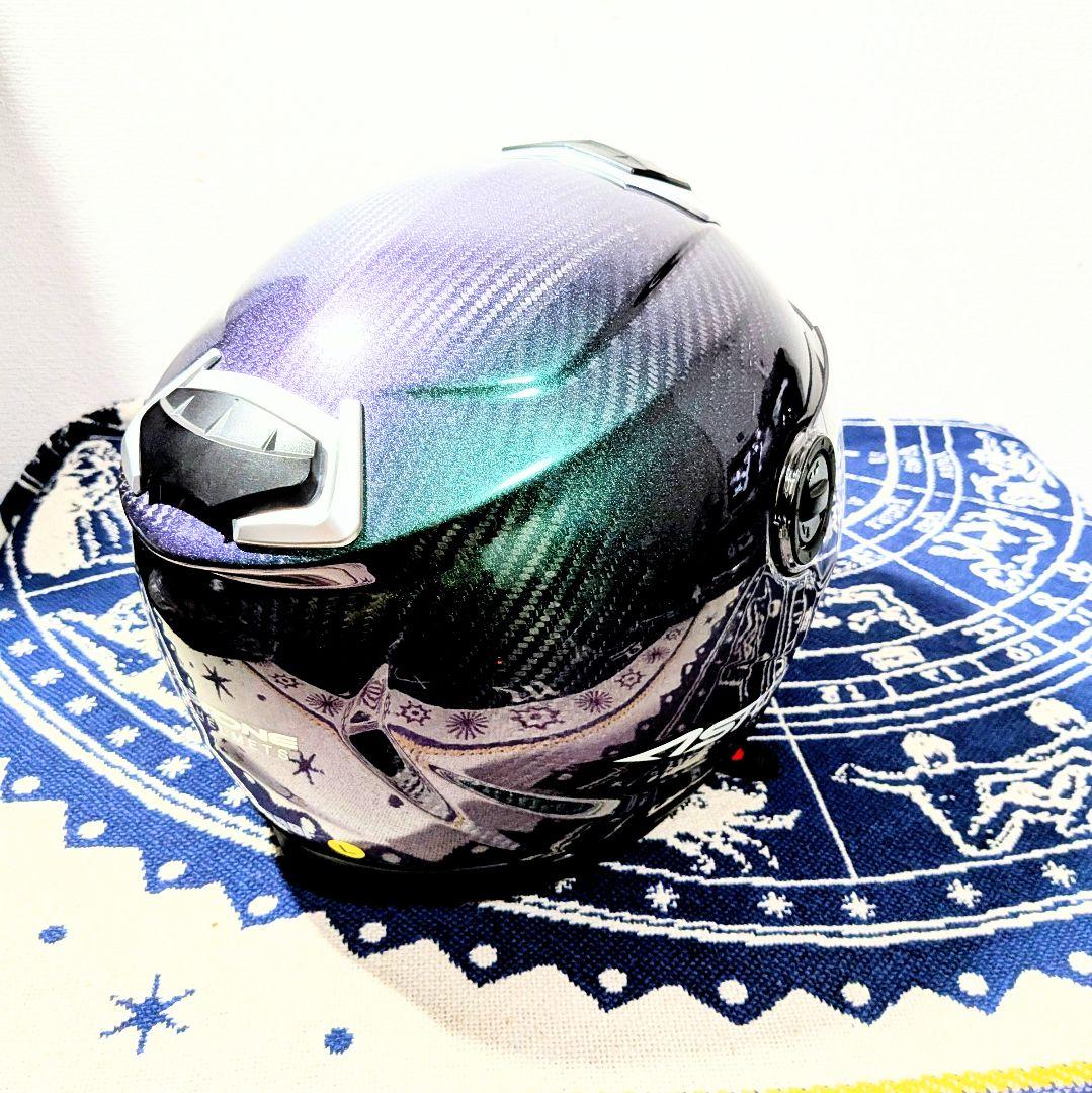 極美品　ASTONE GT-1000F IRIDIUM カーボンヘルメット