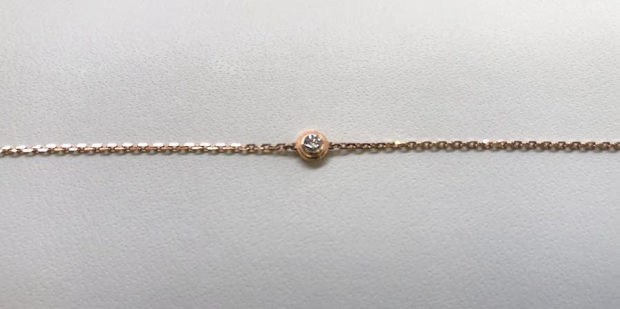 カルティエ ダムールブレス ピンクゴールド Au750 ダイヤモンド　美品