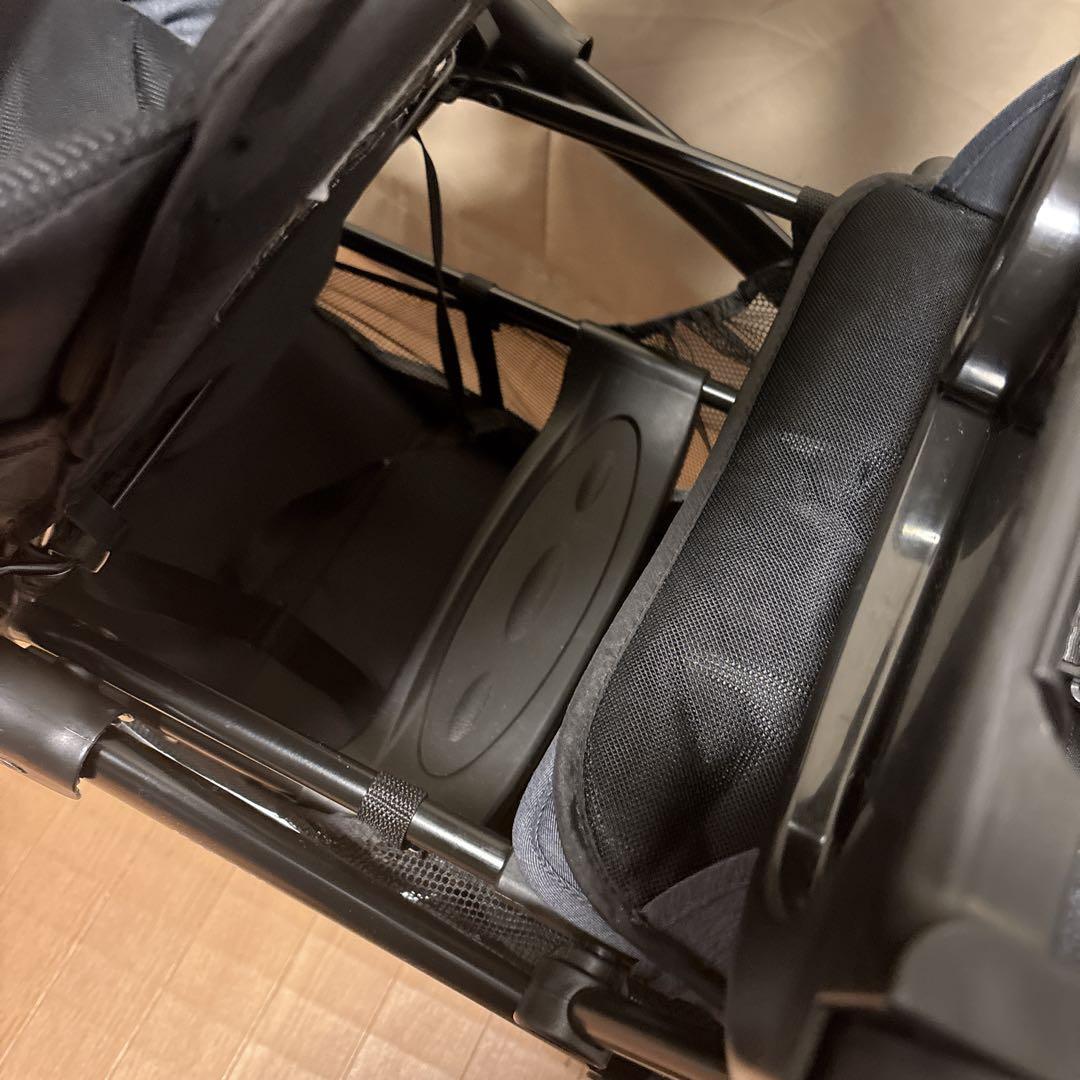【動作確認済】カトージ 二人でゴーDX デニム 二人乗りベビーカー