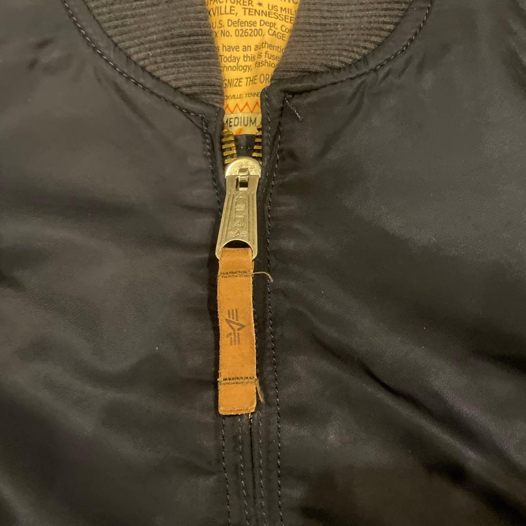 て*ん様 ALPHA INDUSTRIES MA-1フライトジャケット ネイビー