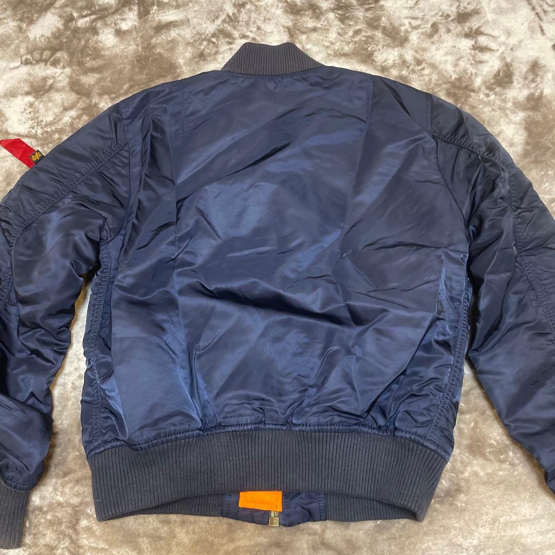 て*ん様 ALPHA INDUSTRIES MA-1フライトジャケット ネイビー