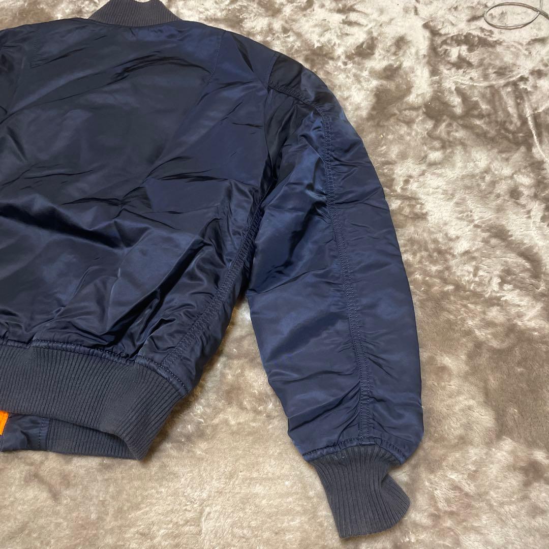 て*ん様 ALPHA INDUSTRIES MA-1フライトジャケット ネイビー