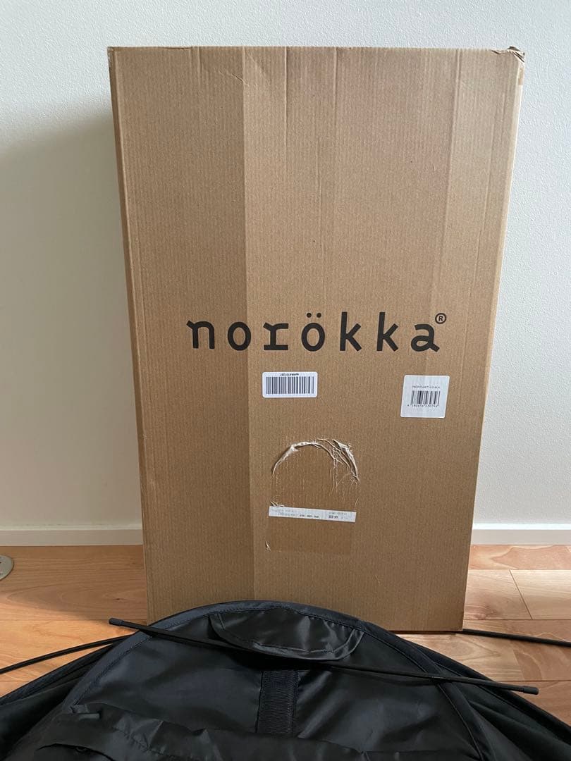 ノロッカ　自転車 子供乗せ レインカバー 前＋後カバー＋留具　3点セット