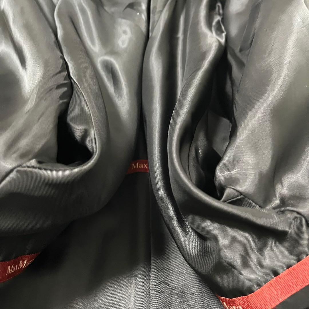Max Mara Studio アルパカ混 フォックスファー コート マキシ丈
