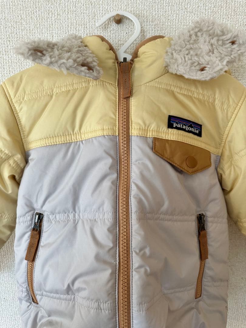 patagonia イエロー リバーシブルトリブルズフーディ2T 90