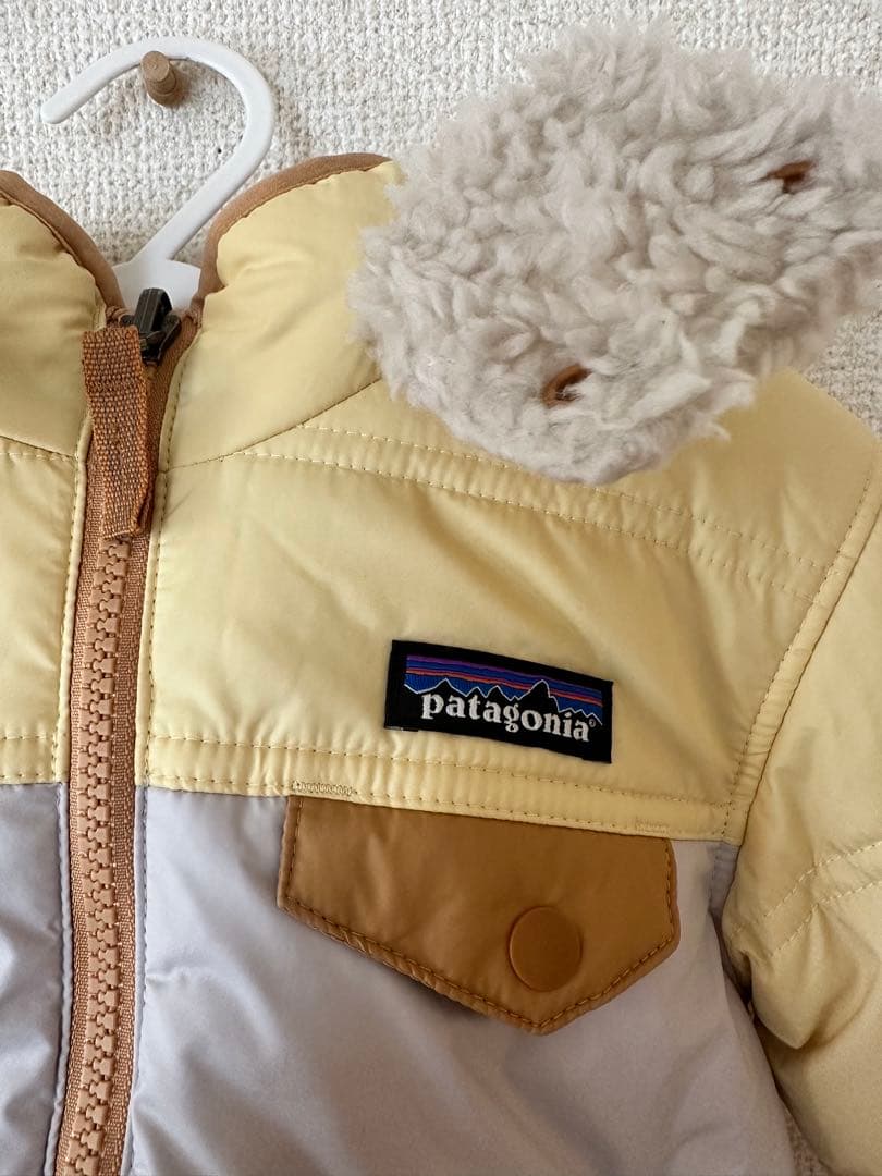 patagonia イエロー リバーシブルトリブルズフーディ2T 90
