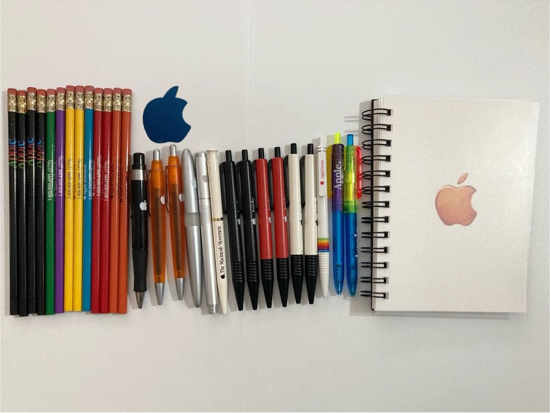 Apple アップル　ノベルティ　ペン　鉛筆　消しゴム　ノート　まとめ　企業物