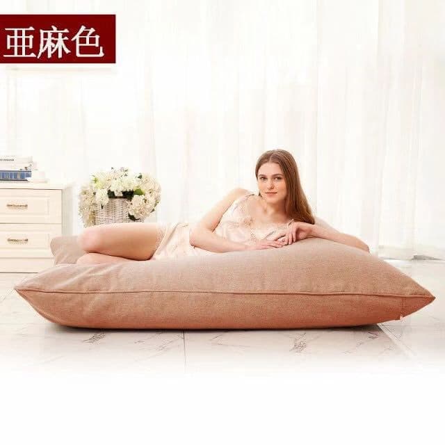 「人をダメにする ソファ」クッション 座椅子 洗える ギフト ビーズ 特赤色