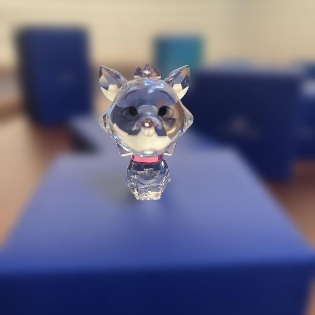 希少スワロフスキー♡おしゃれキャットマリー置物