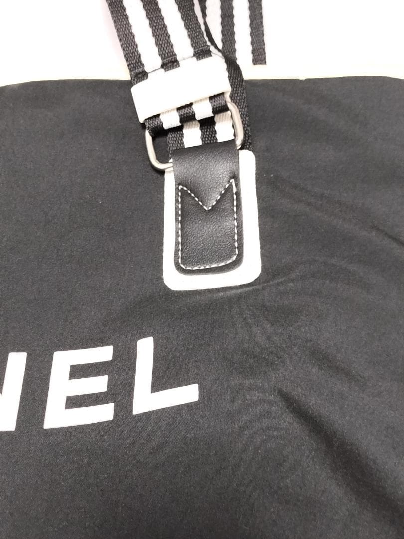 (ノベルティ）CHANEL トートバッグ ブラック ナイロン