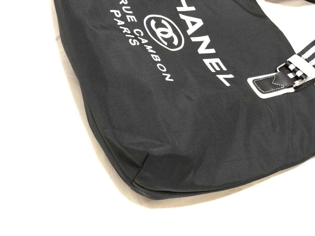 (ノベルティ）CHANEL トートバッグ ブラック ナイロン
