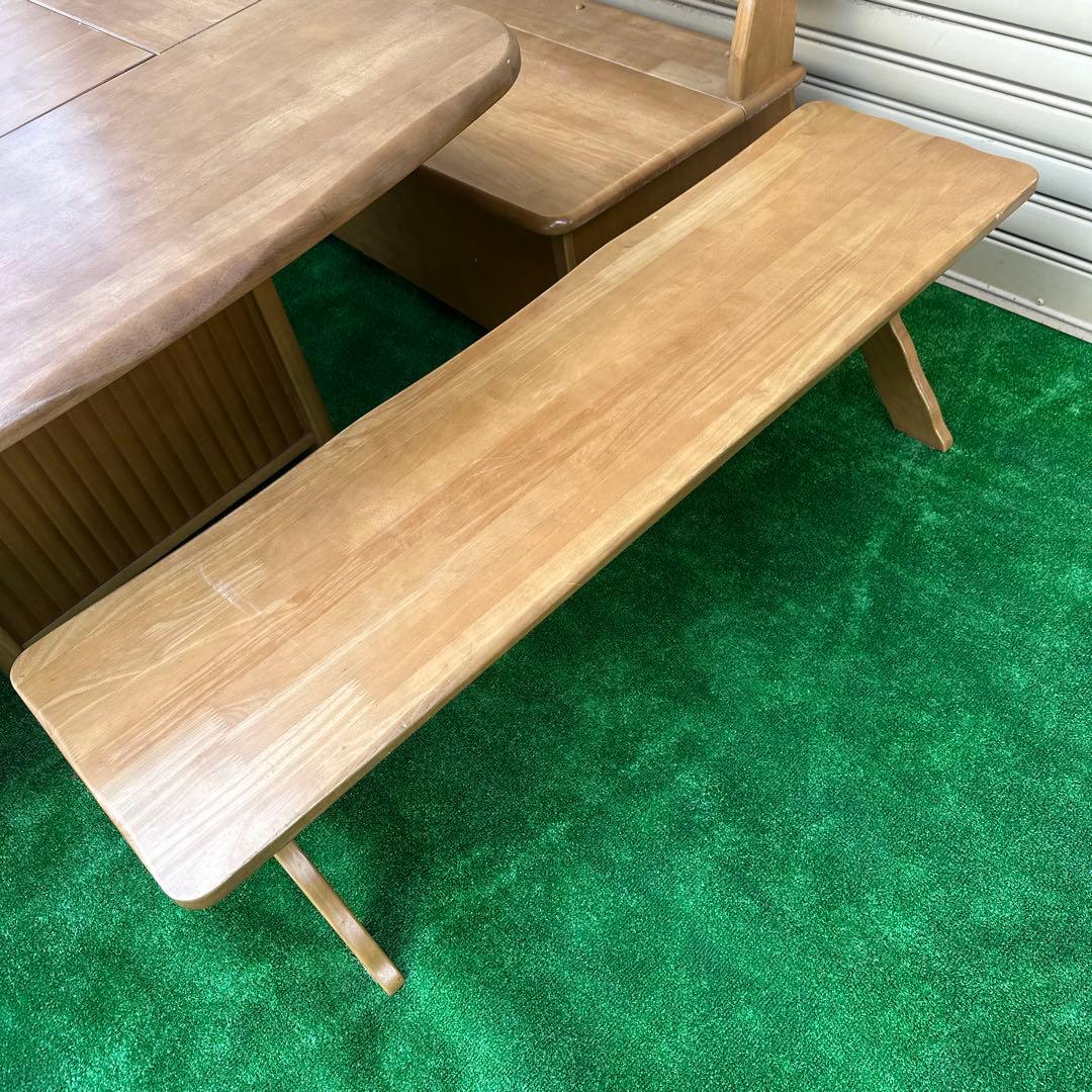 【引き取り希望】カリモク ルスティック 囲炉裏テーブル ダイニングセット is※