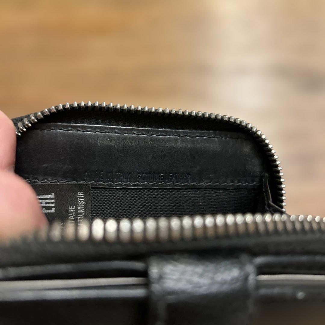 正規品　メゾン マルジェラ ラウンドファスナー二つ折り小銭入れ