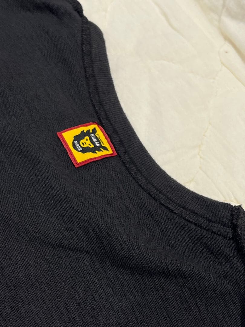 HUMAN MEDE T-SHIRT BLACK 長袖カットソー黒