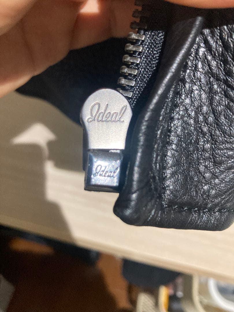 COACH ブラック シングルライダースジャケット M
